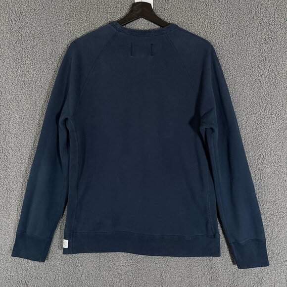 Reigning Champ Cotton Crewneck Pullover Sweatshirt - Men's Size M - Blue - Picture 4 of 9